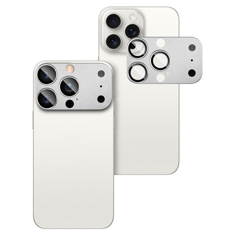 Imak iPhone 16 Pro Härdat Kameralinsskydd (Silver) | 5468 | AlltMobil