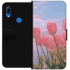 iSecrets - Plånboksfodral till Huawei P Smart Z med Rosa Tulpaner