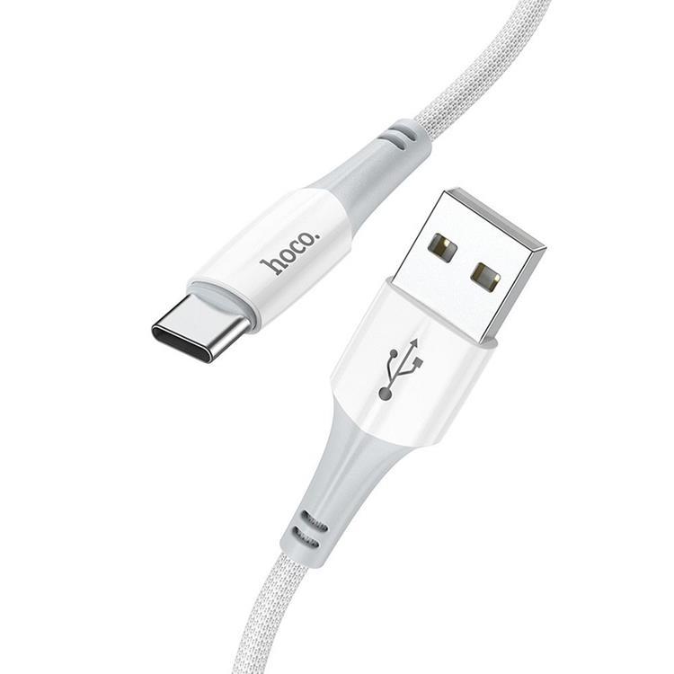 HOCO USB-A Till USB-C Kabel 1m 3A X70 - Vit | 3541 | AlltMobil