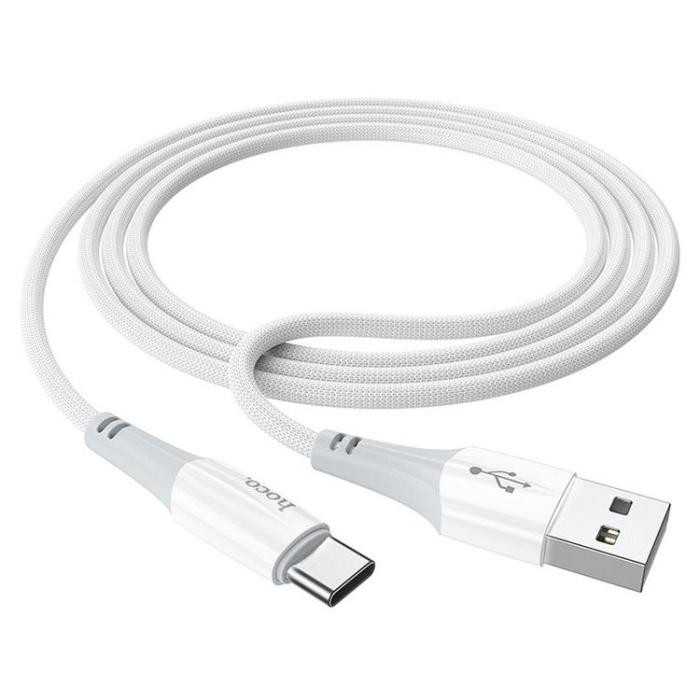Hoco - HOCO USB-A Till USB-C Kabel 1m 3A X70 - Vit
