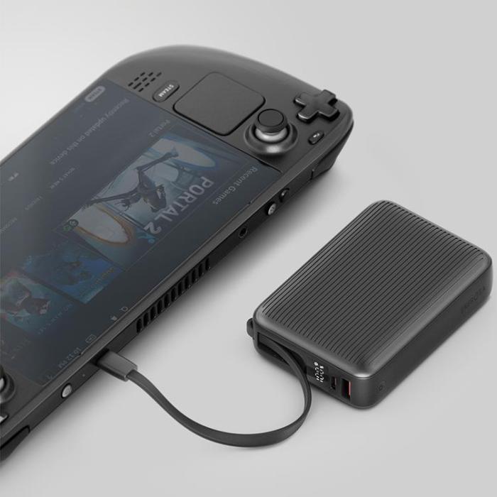 ENERGEA - Energea PowerBank 20000mAh 45W USB-C Kabel - Grå