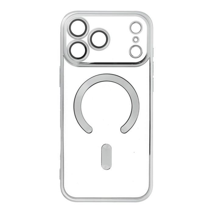 A-One Brand - Mobilskal För iPhone 18 Pro/17 Pro Magsafe Electro - Silver