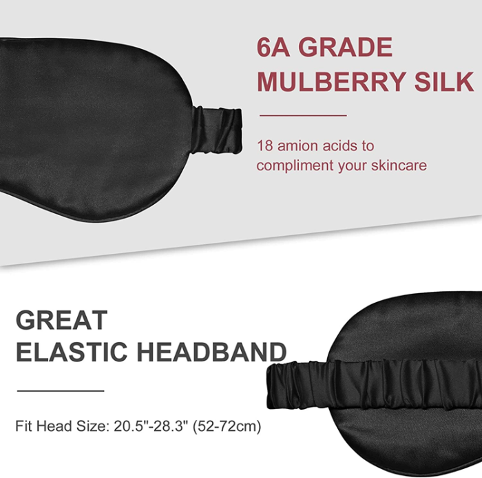 OEM - Bekväm Silky Sovmask/Ögonmask - Lila