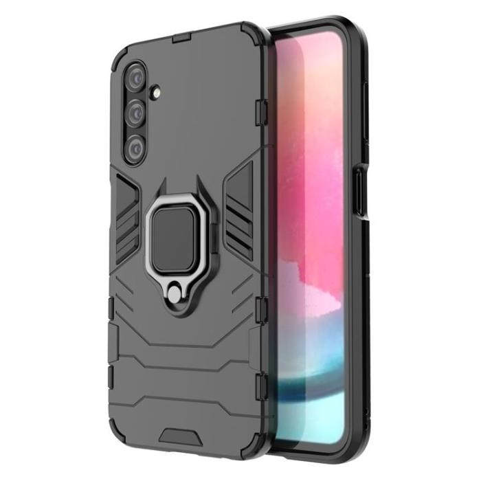 OEM - Galaxy A24 4G Mobilskal Magnetic Ring Hållare - Svart
