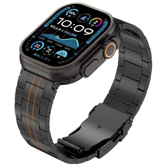 A-One Brand - Apple Watch (42/44/45/46/49mm) Armband Titanium Alloy