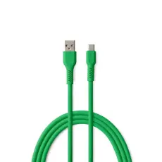 Colorum - Colorum USB-A till USB-C Kabel 1.8m 3A - Grön