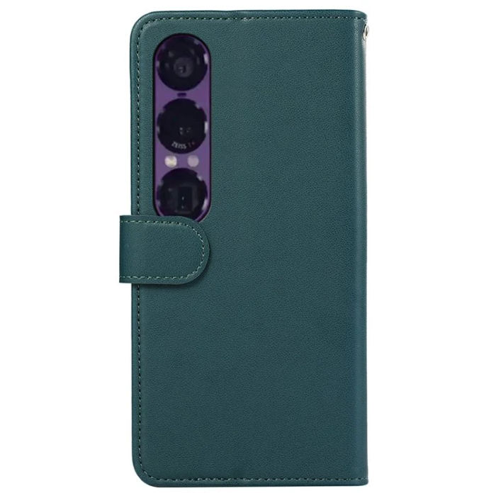 A-One Brand - Sony Xperia 1 VII Plånboksfodral RFID Läder - Grön