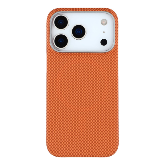 A-One Brand - iPhone 17 Pro Max Mobilskal MagSafe Carbon Fiber - Orange