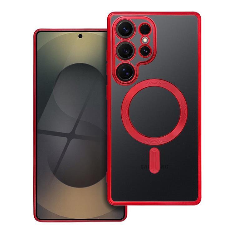 Galaxy S25 Ultra Mobilskal Magsafe Electro Mag - Röd | 2353 | AlltMobil