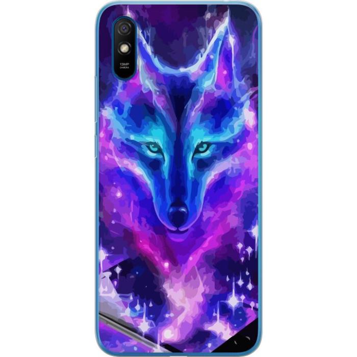 iSecrets - Mobilskal till Xiaomi Redmi 9A med Neon Varg