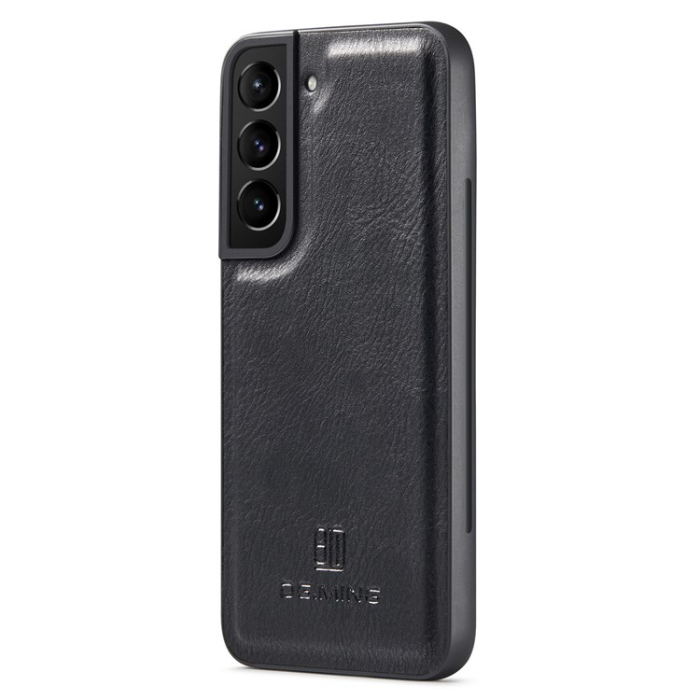 DG.MING - DG.MING Galaxy S23 Plus Plånboksfodral 2in1 Äkta Läder - Svart