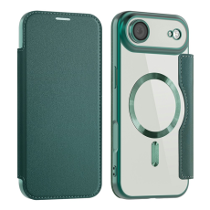 Amorus - AMORUS iPhone Air Plånboksfodral MagSafe RFID - Grön