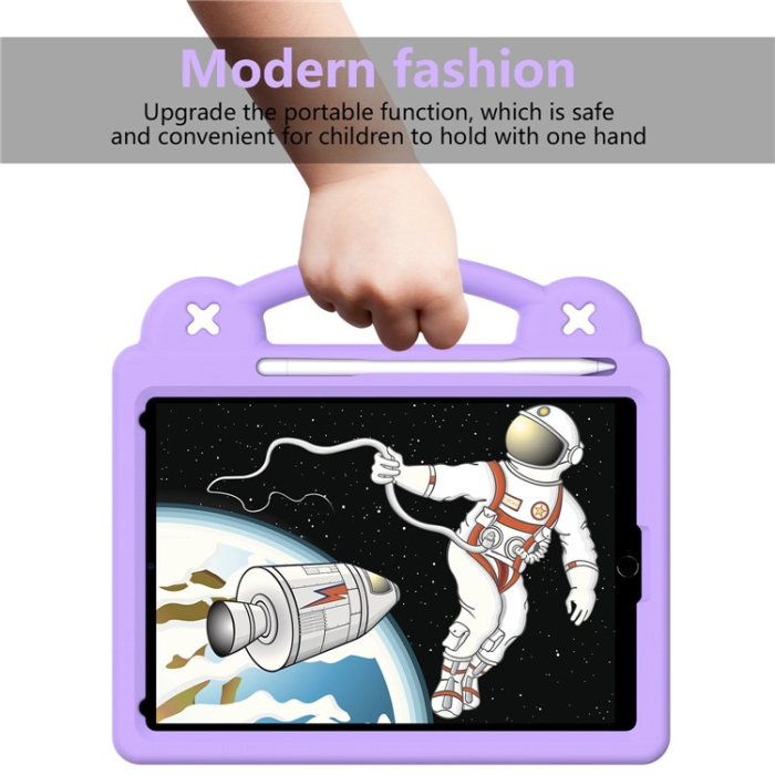A-One Brand - iPad 10.2 (2021/2019/2020) Skal EVA Kickstand Shockproof - Lila