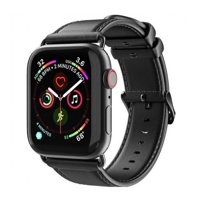 Dux Ducis - Dux Ducis Apple Watch 44/45/46/49mm Armband Äkta Läder