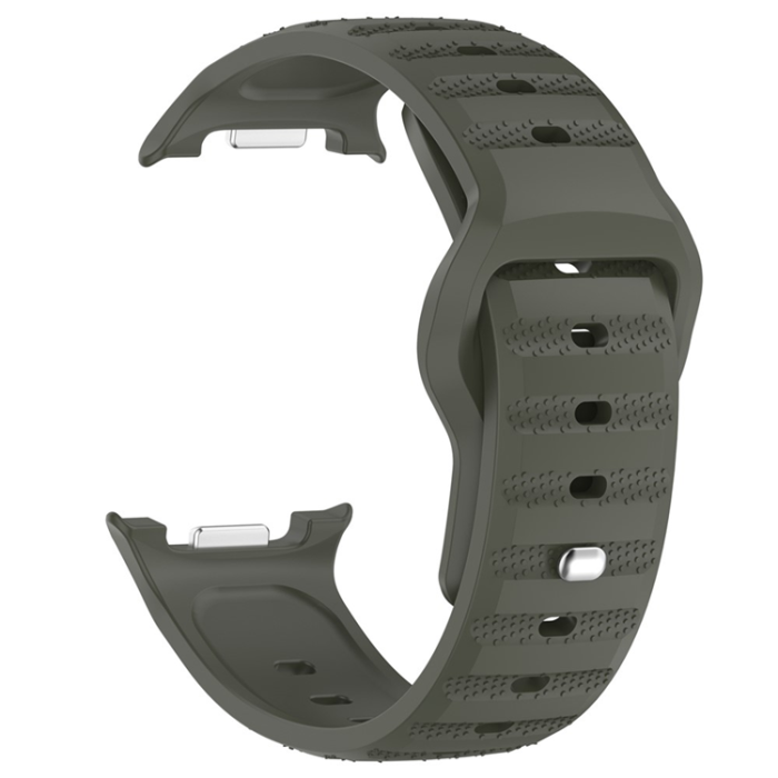 A-One Brand - Galaxy Watch 8/8 Classic (40/44/46mm) Armband Dot Pattern - Grå/Grön