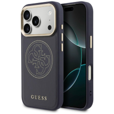 Guess - Guess Mobilskal F&ouml;r iPhone 17 Pro Max MagSafe Perforated 4G - Bl&aring;