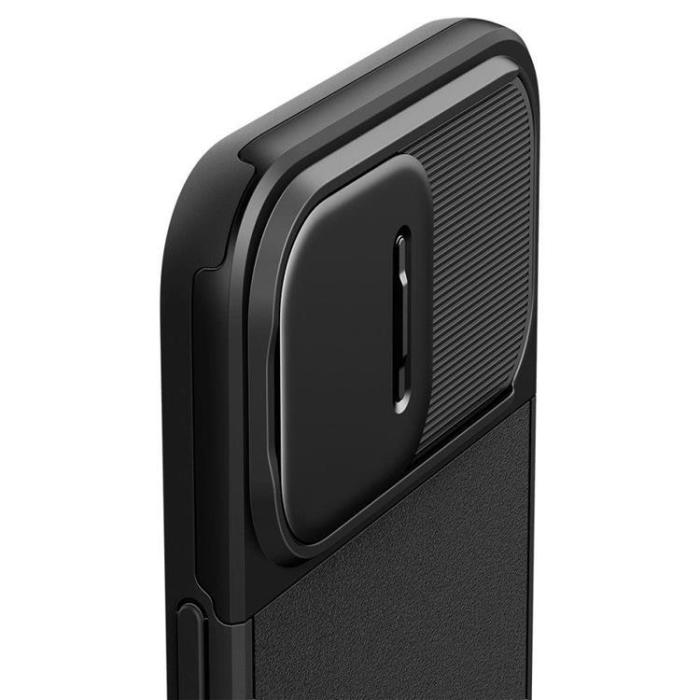 Spigen - Spigen iPhone 15 Pro Mobilskal Magsafe Optik Armor - Svart