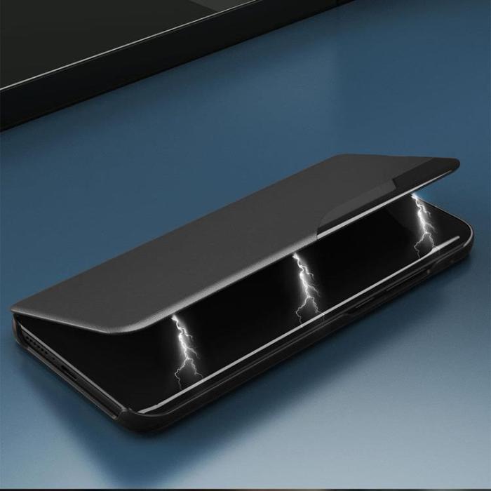 OEM - Galaxy A73 Fodral Eco Leather View - Blå