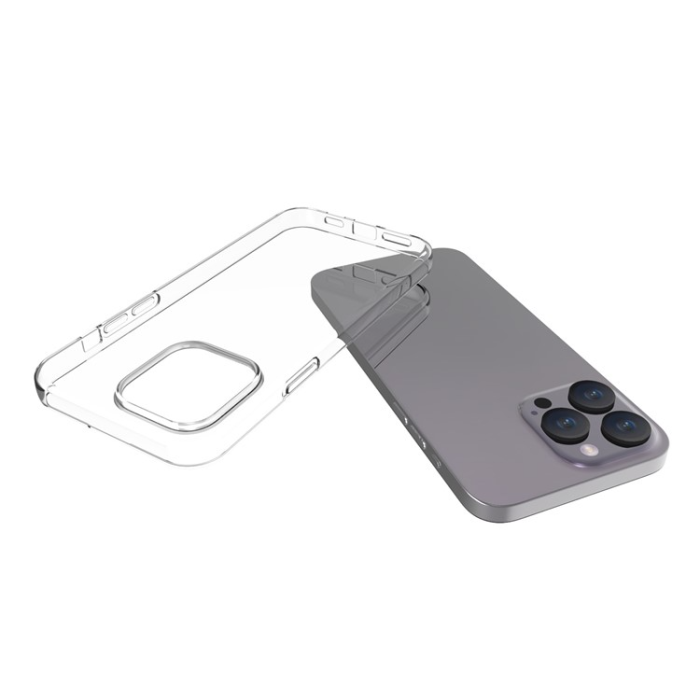 A-One Brand - iPhone 15 Pro Max Mobilskal Shockproof Thin TPU - Clear