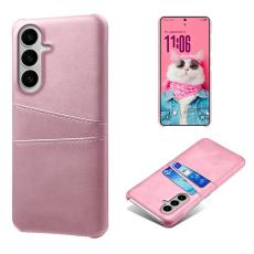 OEM - Mobilskal till Samsung Galaxy S26 / S26 Pro PU L&auml;der + H&aring;rd PC - Ros&eacute;guld