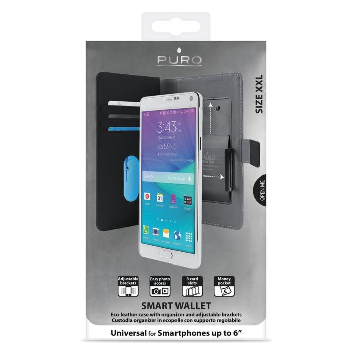 UTGATT1 - Puro Smart Universal Wallet XXL - Svart