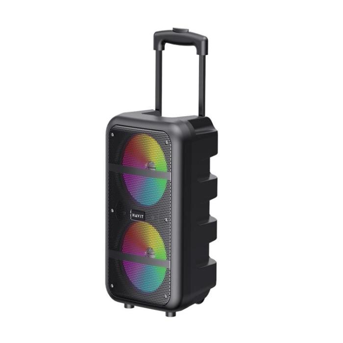 Havit - Havit Partyhögtalare Bluetooth LED Karaoke - Svart