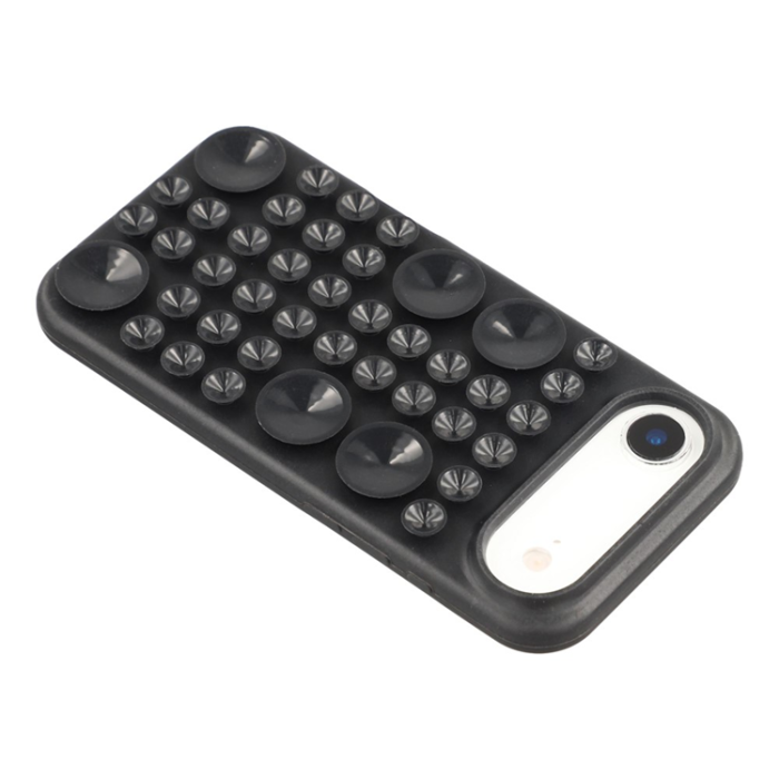 A-One Brand - iPhone Air Mobilskal Sugkopp Silikon med Tygfoder