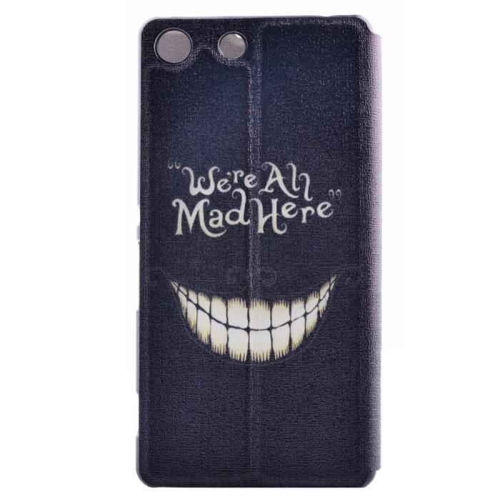 OEM - Plånboksfodral till Sony Xperia M5 - We're All Mad Here