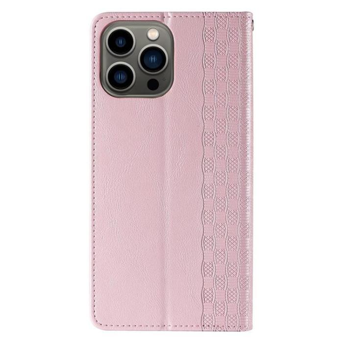 OEM - iPhone 12 Pro Max Plånboksfodral Magnet Strap - Rosa