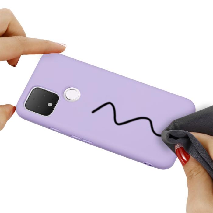 A-One Brand - Silikon Flexicase Skal till Google Pixel 5 - Lila