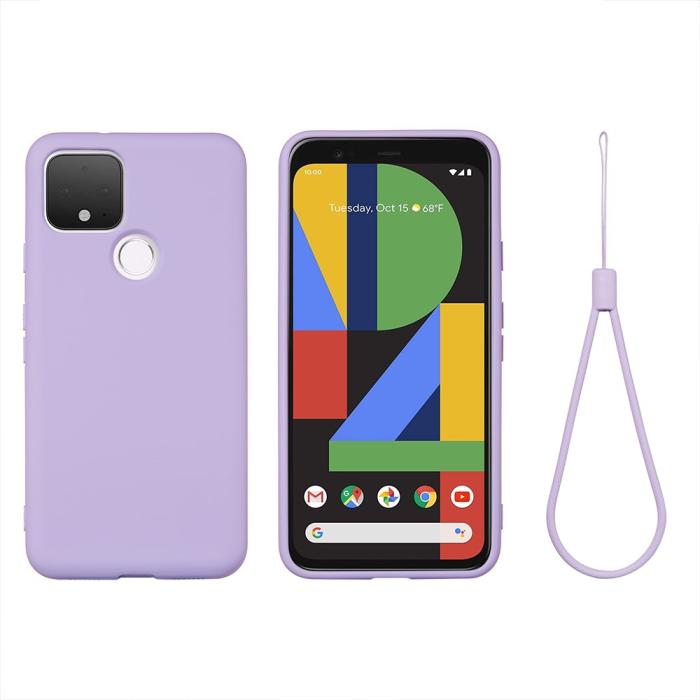 A-One Brand - Silikon Flexicase Skal till Google Pixel 5 - Lila