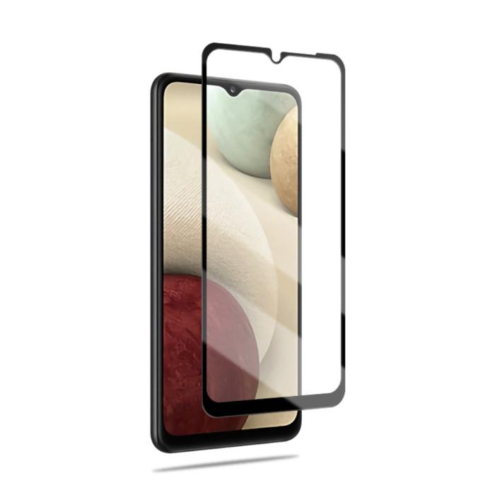 Mocolo - MOCOLO Härdat Glas Skärmskydd till Samsung Galaxy A12 - Svart