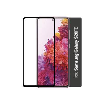 GEAR Härdat Glas Skärmskydd 2.5D Full Cover Black Samsung Galaxy S20 FE | 5468 | AlltMobil