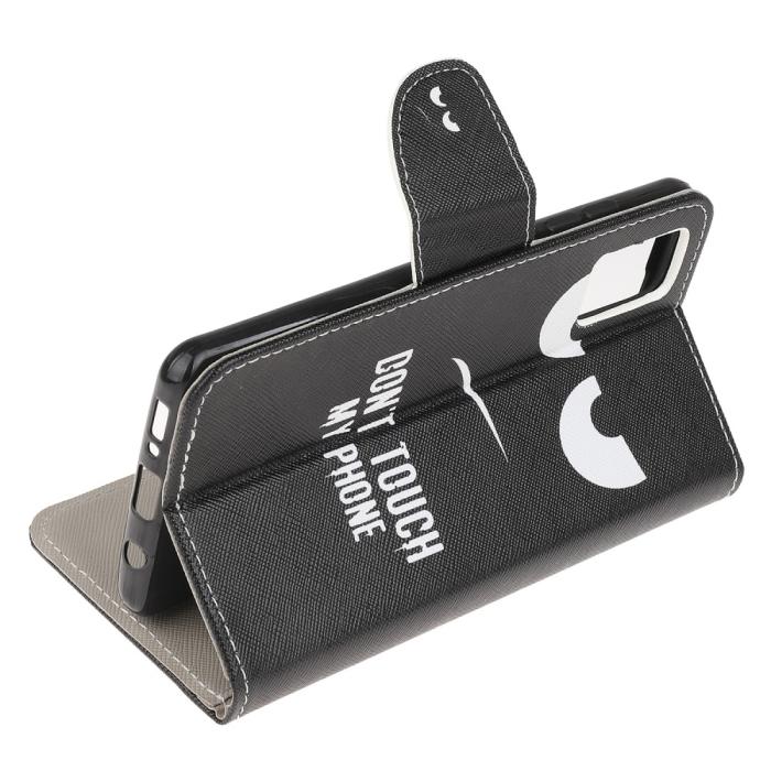 OEM - Plånboksfodral för Samsung Galaxy A51 - Don't Touch My Phone