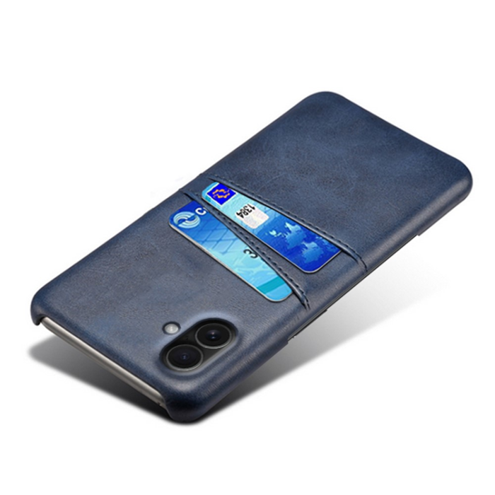 A-One Brand - iPhone 17 Mobilskal Korthållare Dual - Blå