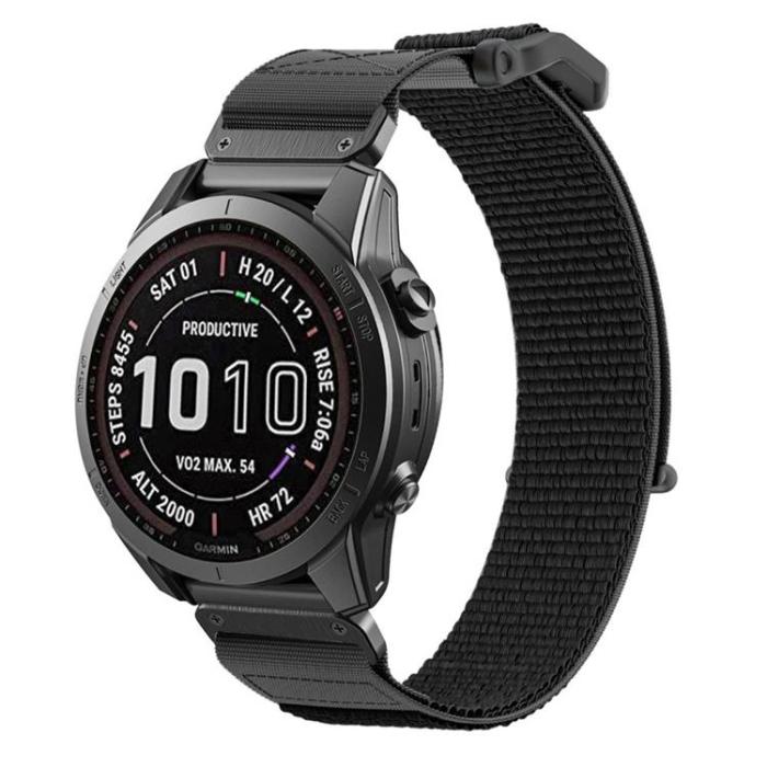Tech-Protect - Tech-Protect Garmin Fenix 5X/6X/7X Armband Scout Svart