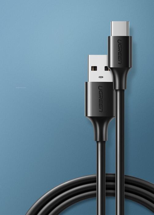 Ugreen - Ugreen USB-A till USB-C Kabel 2 A 1m Svart