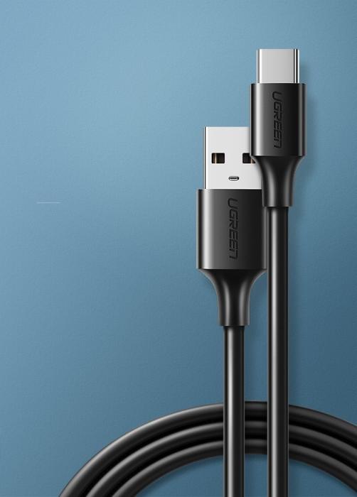 Ugreen - UGreen USB-C till USB-A kabel 3A 3m Svart