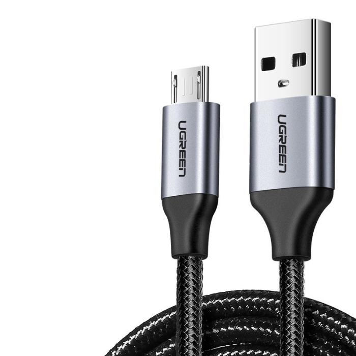 Ugreen - UGreen USB micro USB Kabel 2m Grå