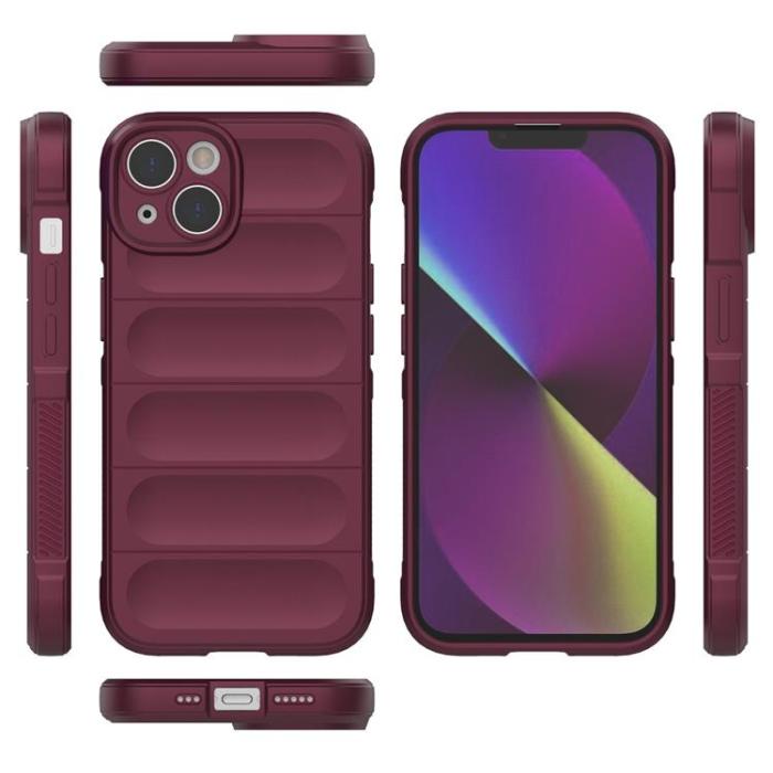 OEM - iPhone 14 Plus Skal Magic Shield Flexible Armored - Burgundy