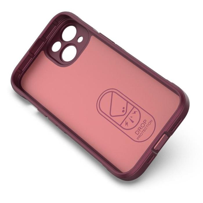 OEM - iPhone 14 Plus Skal Magic Shield Flexible Armored - Burgundy