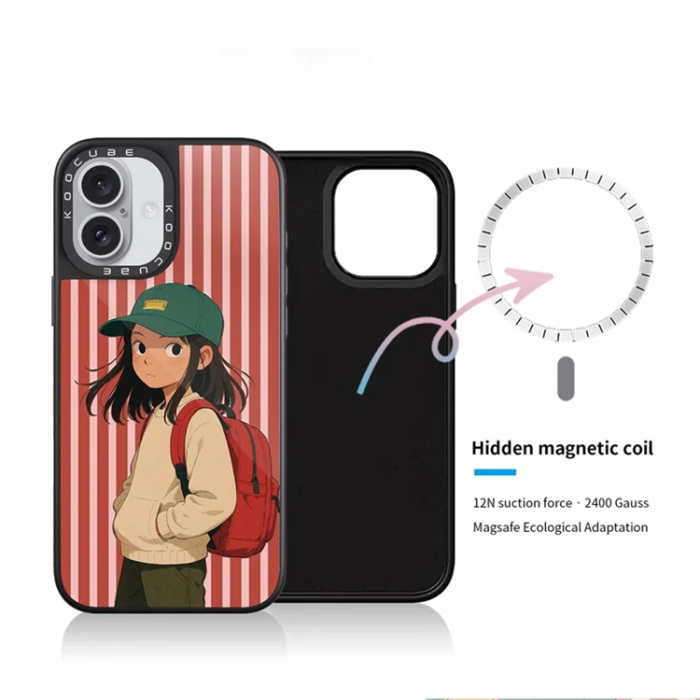 A-One Brand - iPhone 16 Plus Mobilskal MagSafe Aluminium Silikon