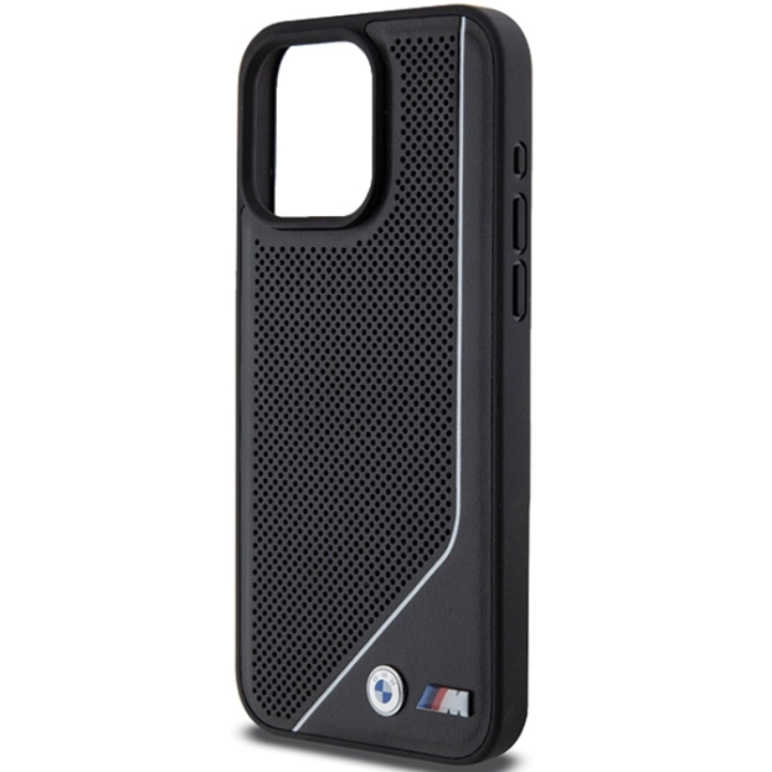 BMW - BMW iPhone 15 Pro Mobilskal Magsafe Perforated Twisted Line