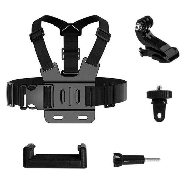 OEM - GoPro 5-i-1 bröstbälte set med tillbehör
