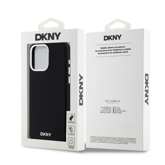 DKNY - DKNY iPhone 15 Pro Max Mobilskal Magsafe Liquid Silikon Small Metal Logo