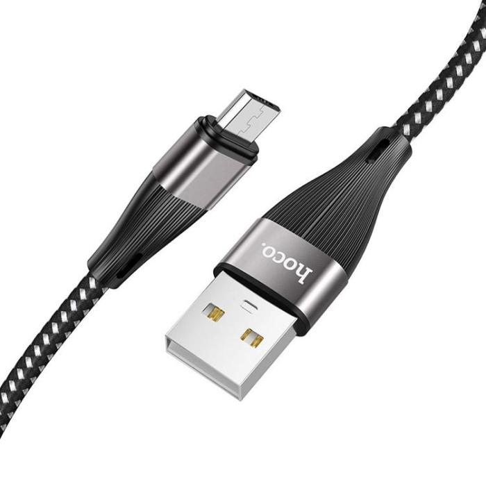UTGATT1 - Hoco Blessing Micro USB Kabel 1m - Svart