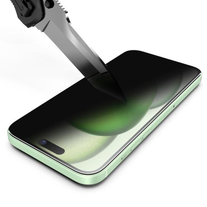 Boom of Sweden - LIVSTIDSGARANTI - BOOM iPhone 16 Privacy Härdat Glas Skärmskydd 2st