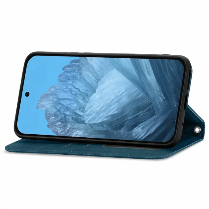 A-One Brand - Google Pixel 10/10 Pro Plånboksfodral Magnetic Absorption - Mörkblå