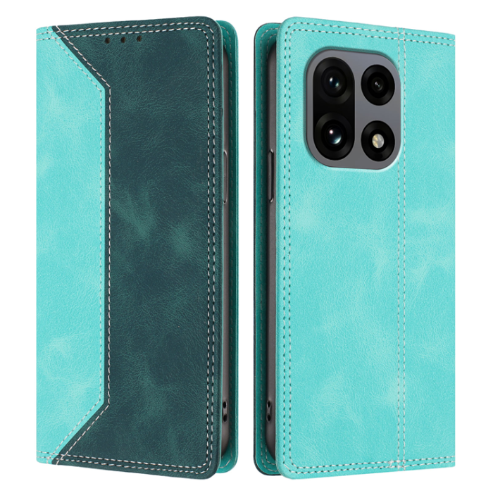 A-One Brand - OnePlus 15 Konstläder Plånboksfodral Färg Splicing RFID-Skydd