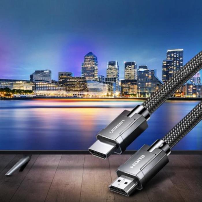 Ugreen - Ugreen HDMI 2.1 Kabel 8K 5 m- Grå
